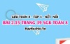 Bài 2.15 SGK Toán 8 tập 1 Kết nối tri thức